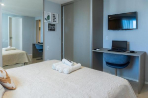 Flat Quarto e Sala, 400 metros da Praia de Boa Viagem, com Piscina, Wi-Fi 220Mbps